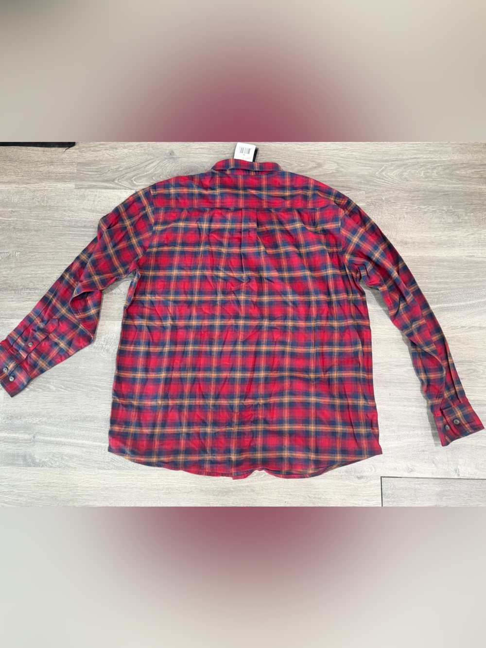 Dickies Flex Flannel Shirt Red Blue Plaid Relaxed Fit nwt XL - Picture 7 of 7